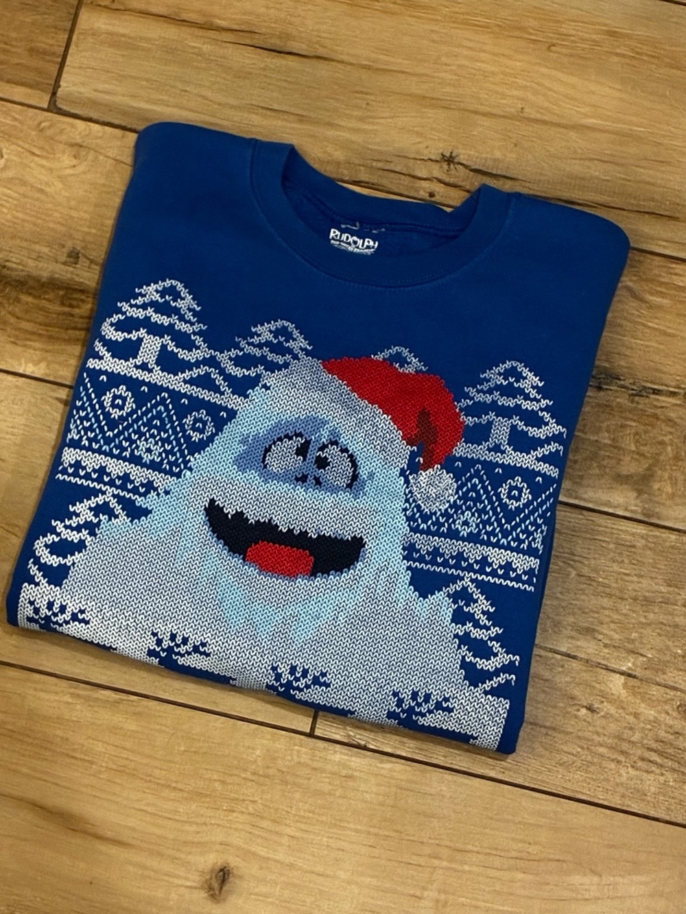 Royal Blue 'Beast Mode' Holiday Crewneck Sweatshirt
